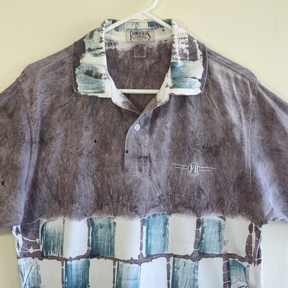 Vintage Fairway Blues Golf Polo Shirt Men's Medium Short Sleeve Retro 90's USA - Picture 3 of 9